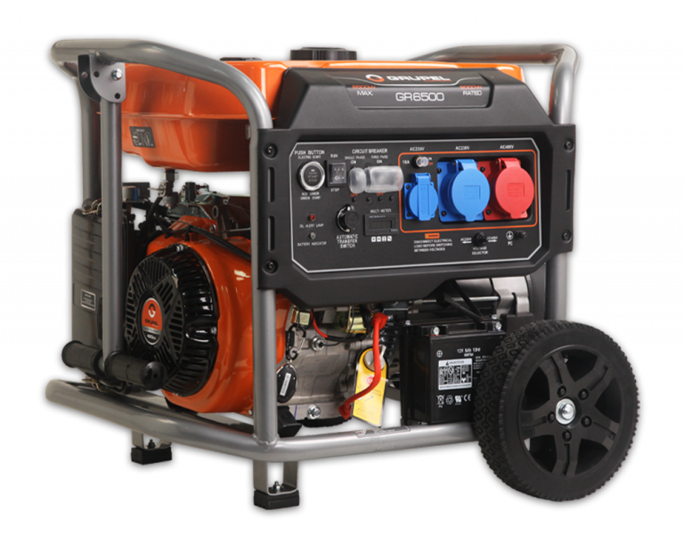 GROUPE ÉLECTROGÈNE PORTABLE GR6500 – 8,6KVA - GAMME PORTABLE